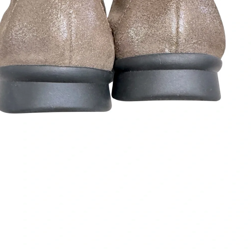 Clarks Collection‎ Flexible Slir-On Flats - Jenette Lase Pewter Suede,  Sz 9